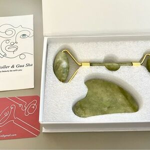 Baimei Jade Roller and Gua Sha Set